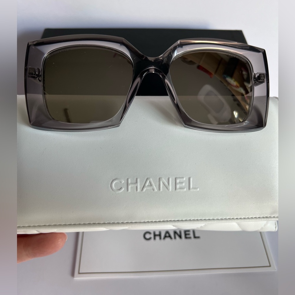 Chanel Square Sunglasses Ch6051 Grey/Mirror Clear. - Picture 7 of 11